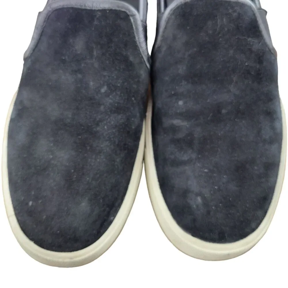 Vince Womens Shoes‎ Size 8 38 Black Suede Slip On Loafers Comfort Shoes Sneakers